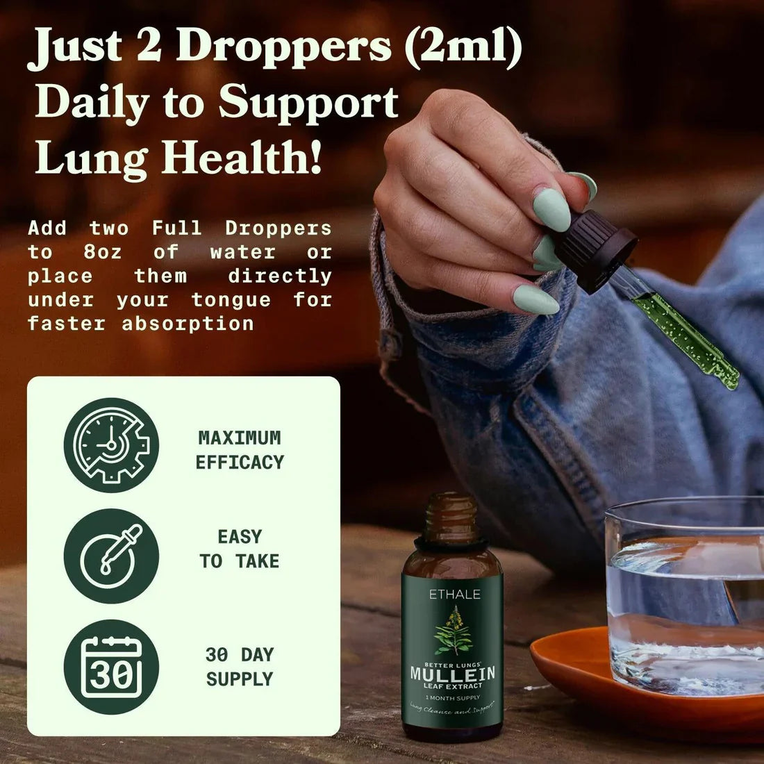 Mullein & Chlorophyll Lung Drops