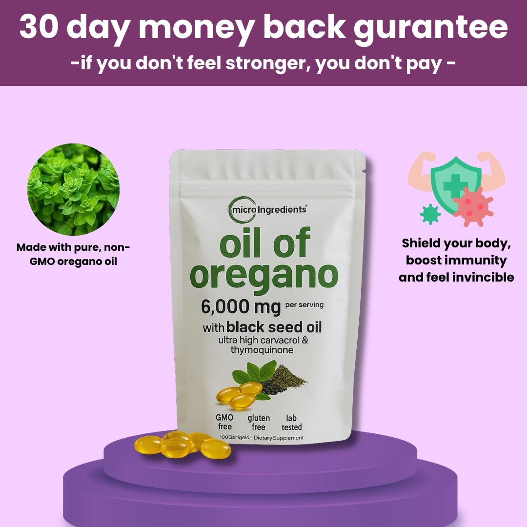 Oregano Oil with Black Seed Oil