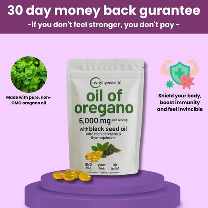 Oregano Oil with Black Seed Oil
