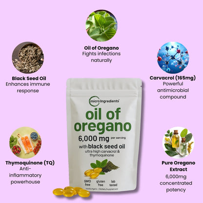 Oregano Oil with Black Seed Oil