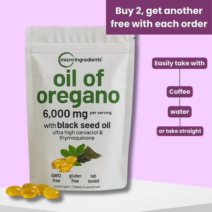 Oregano Oil with Black Seed Oil